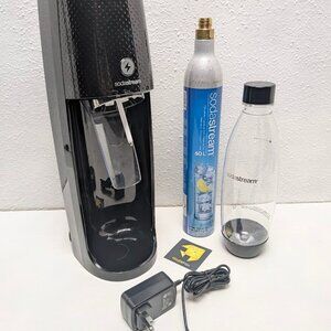 SodaStream Spirit One Touch Soda Maker w/ Bottle, empty Co2 cylinder and Cord